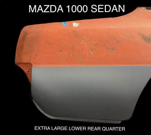 FITS MAZDA 1000 SEDAN EXTRA LARGE LOWER REAR QUARTER