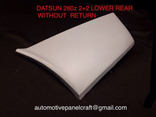 SUITS A DATSUN 260z 2+2 LOWER REAR QUARTER WITHOUT RETURN