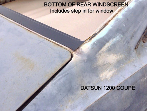 SUITS A DATSUN 1200 COUPE BOTTOM OF REAR WINDSCREEN LEFT OR RIGHT SIDE