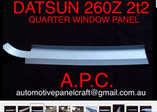SUITS A DATSUN 260 2+2  WINDOW QUARTER PANEL